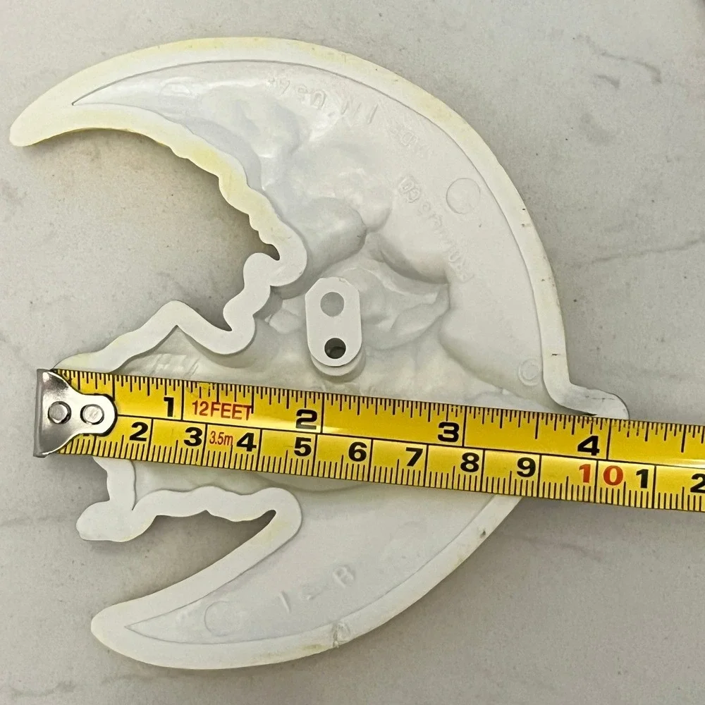 Vtg Burwood Products Nursery Rhyme Wall Plaques Decor Cow Moon Humpty Dumpty Set